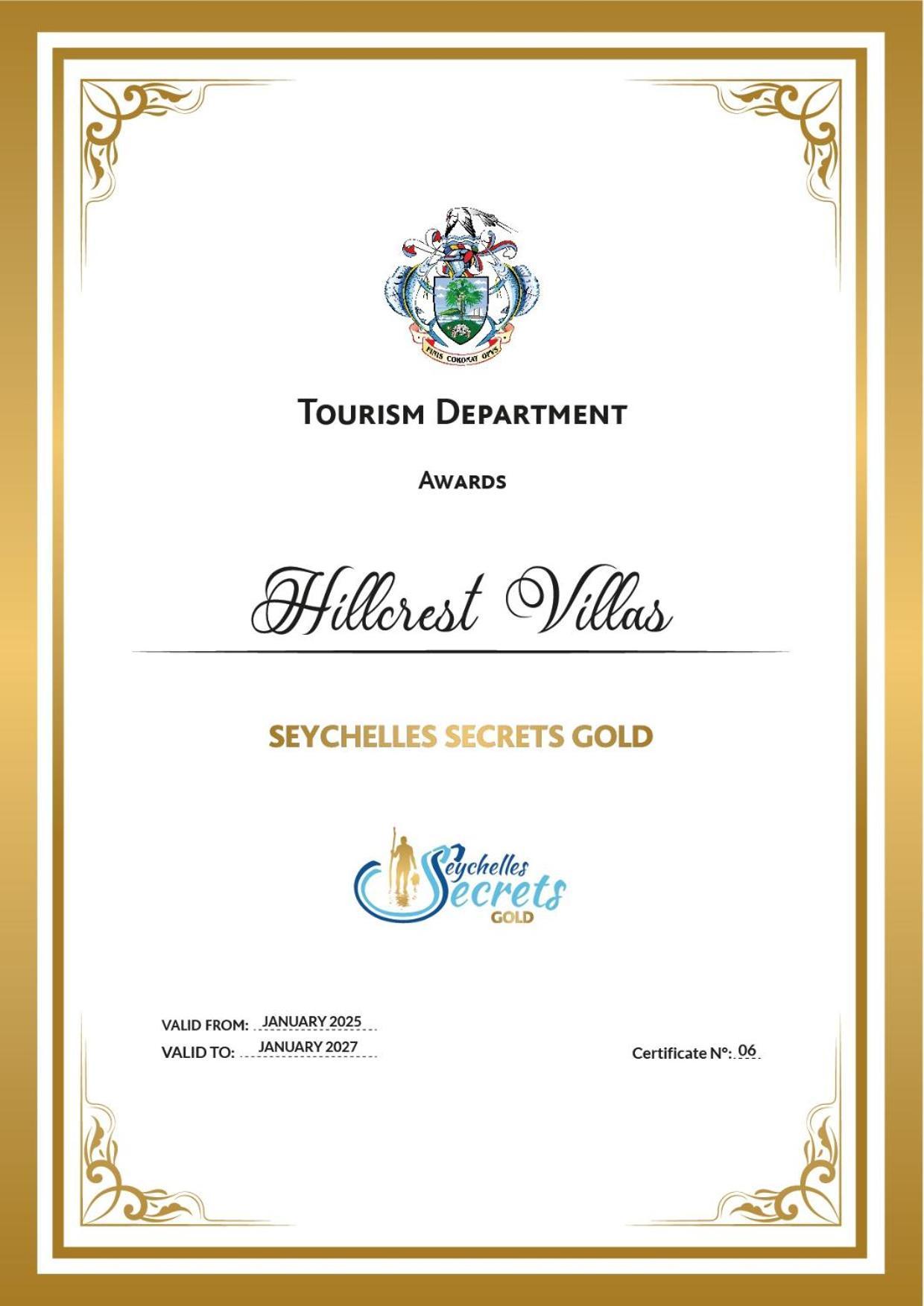 Hillcrest Villas Glacis (Mahe) Exterior foto